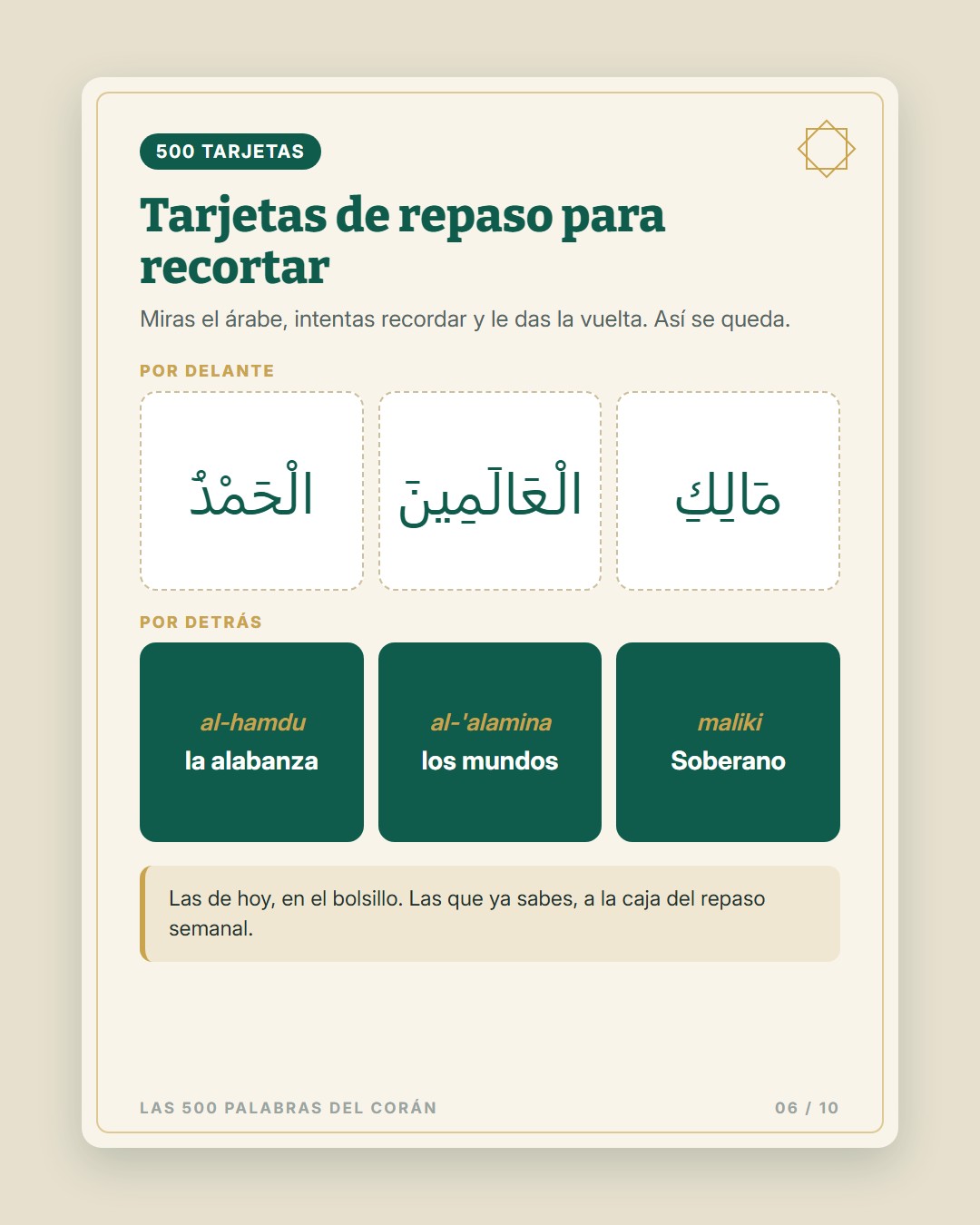 Las 500 Palabras del Corán · 6